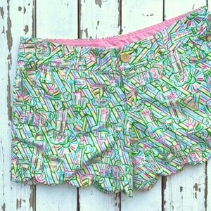 Lilly Pulitzer Callahan Short Sailboat and Lighthouse
